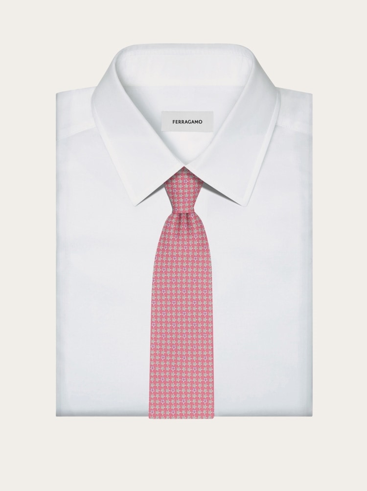 Turtles print silk tie Gallery image 4