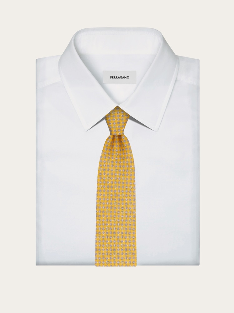 Turtles print silk tie Gallery image 4
