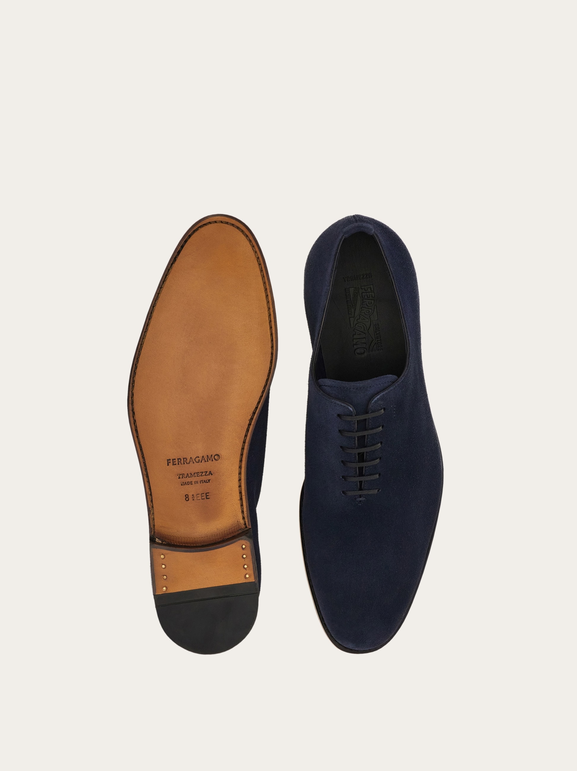 SalvatoreFerragamo TRAMEZZAスエードホールカット7EE Oxford Tramezza - Men | Ferragamo