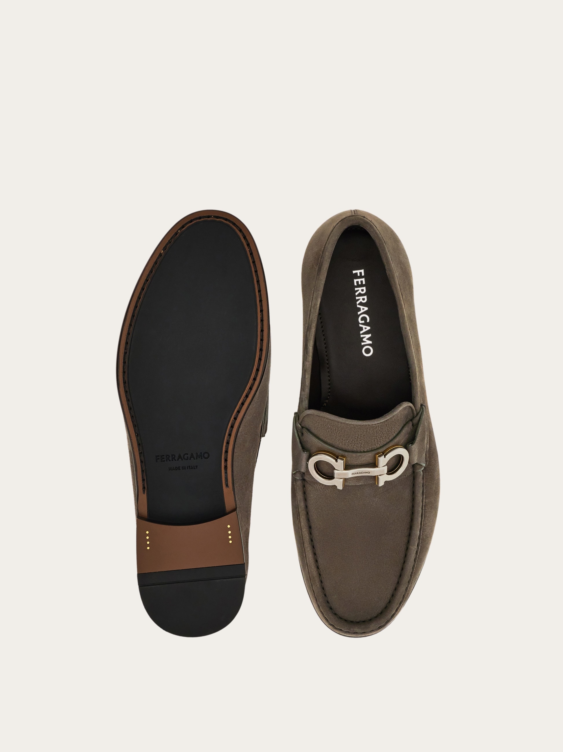 Gancini ornament moccasin - Men | Ferragamo
