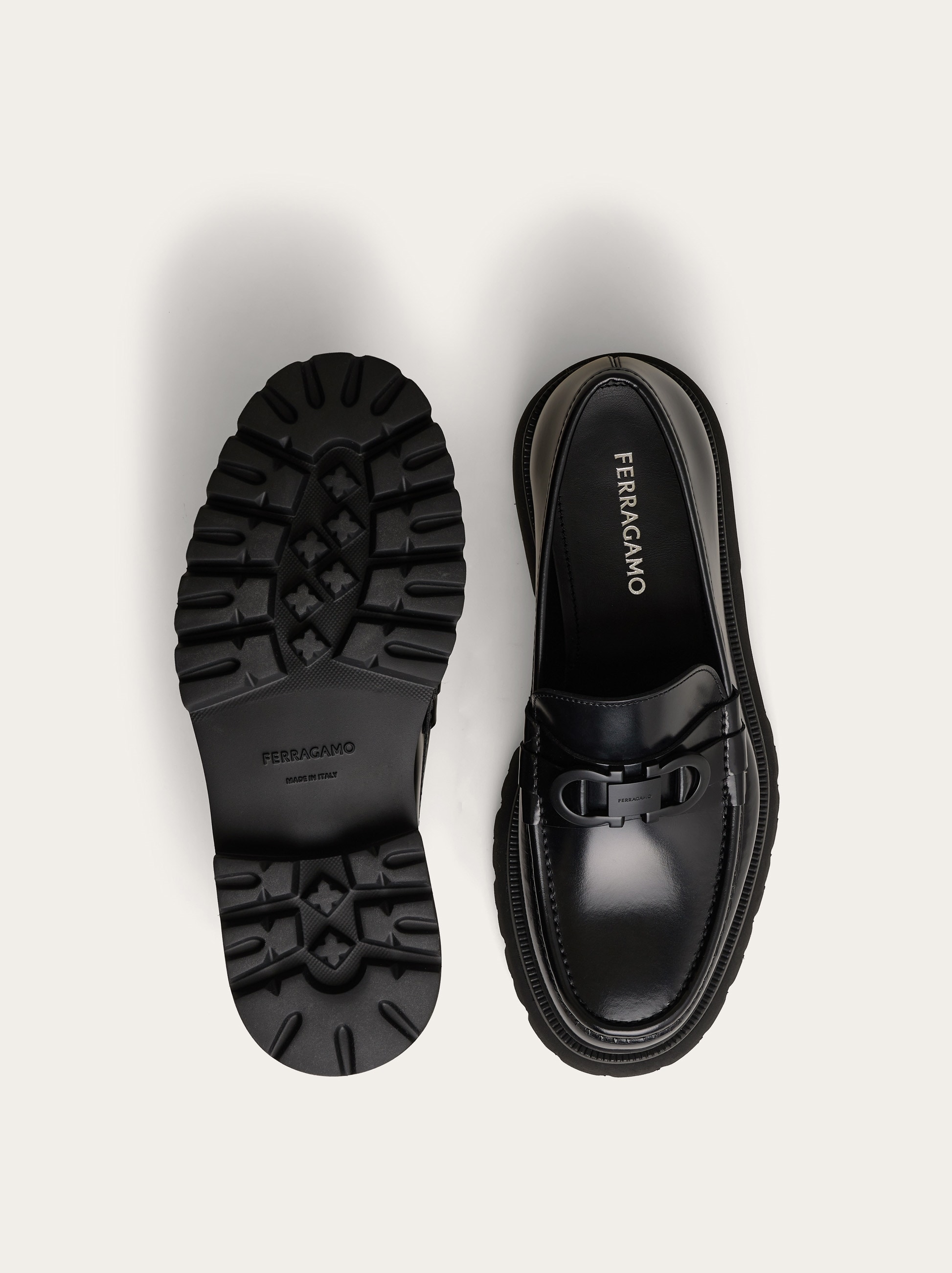 Gancini ornament moccasin - Men | Ferragamo