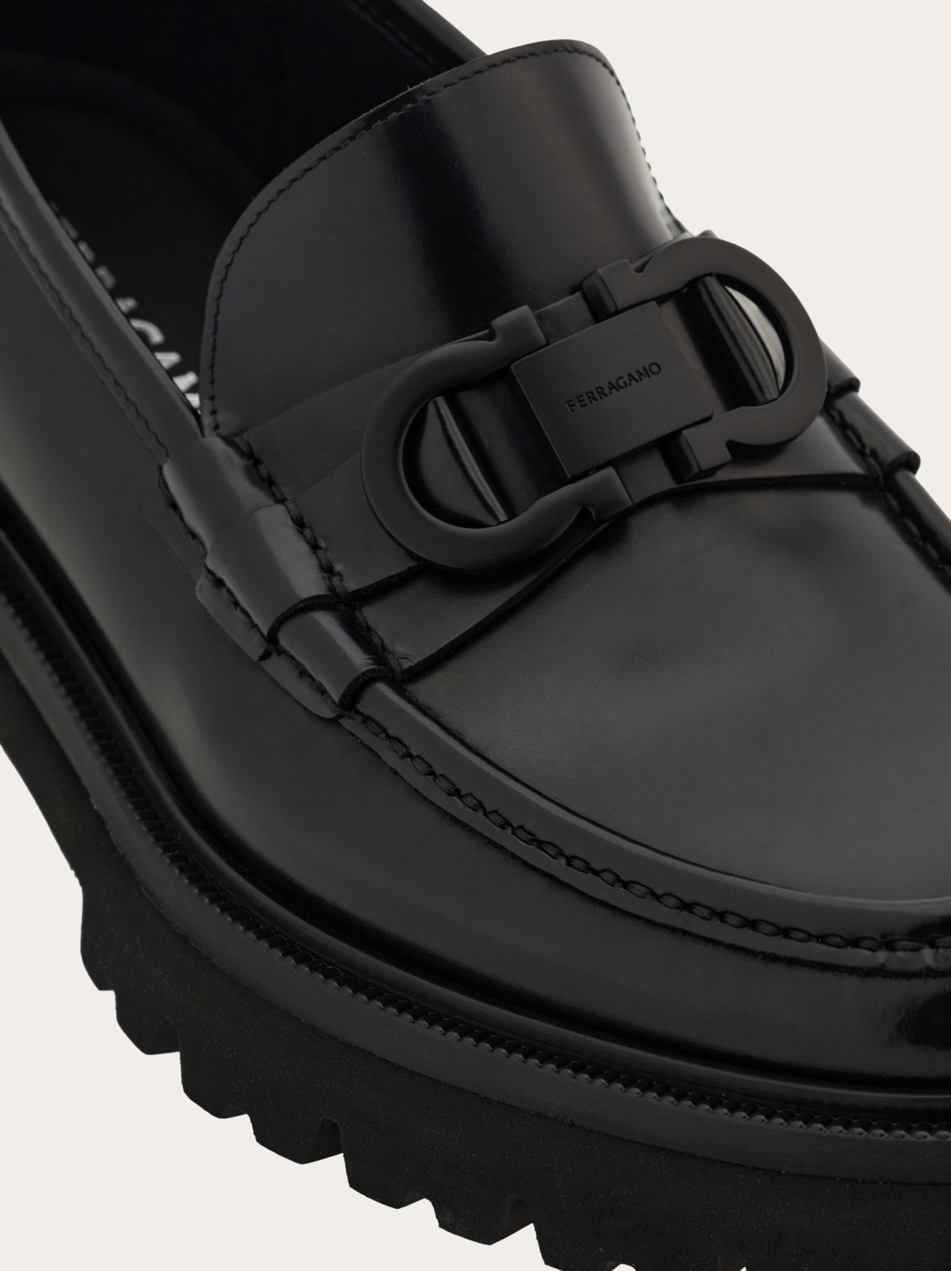Gancini ornament moccasin - Men | Ferragamo