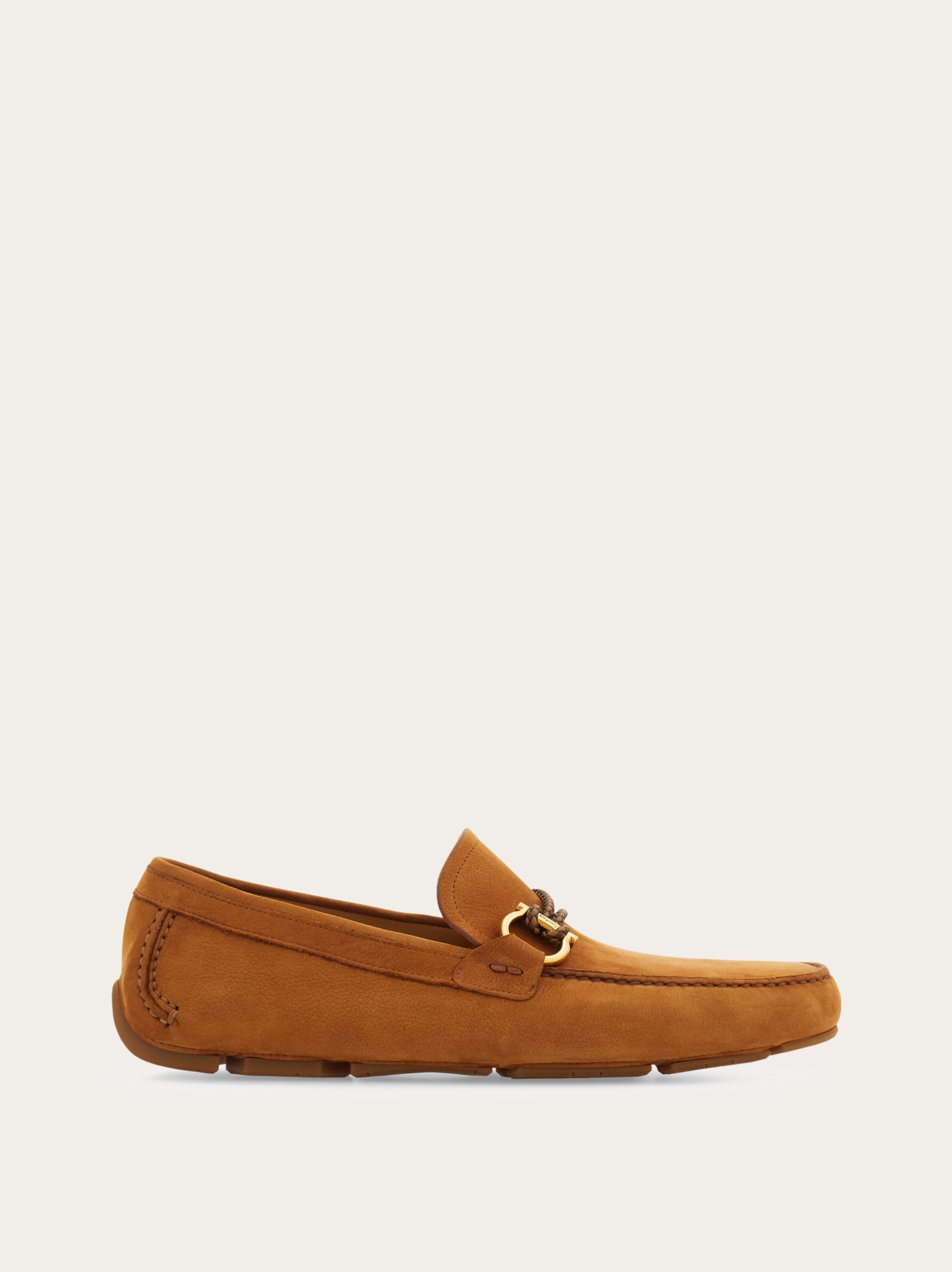 FERRAGAMO ブラウンモカシン（サイズ：８ＥＥ） Gancini ornament driver - Men | Ferragamo