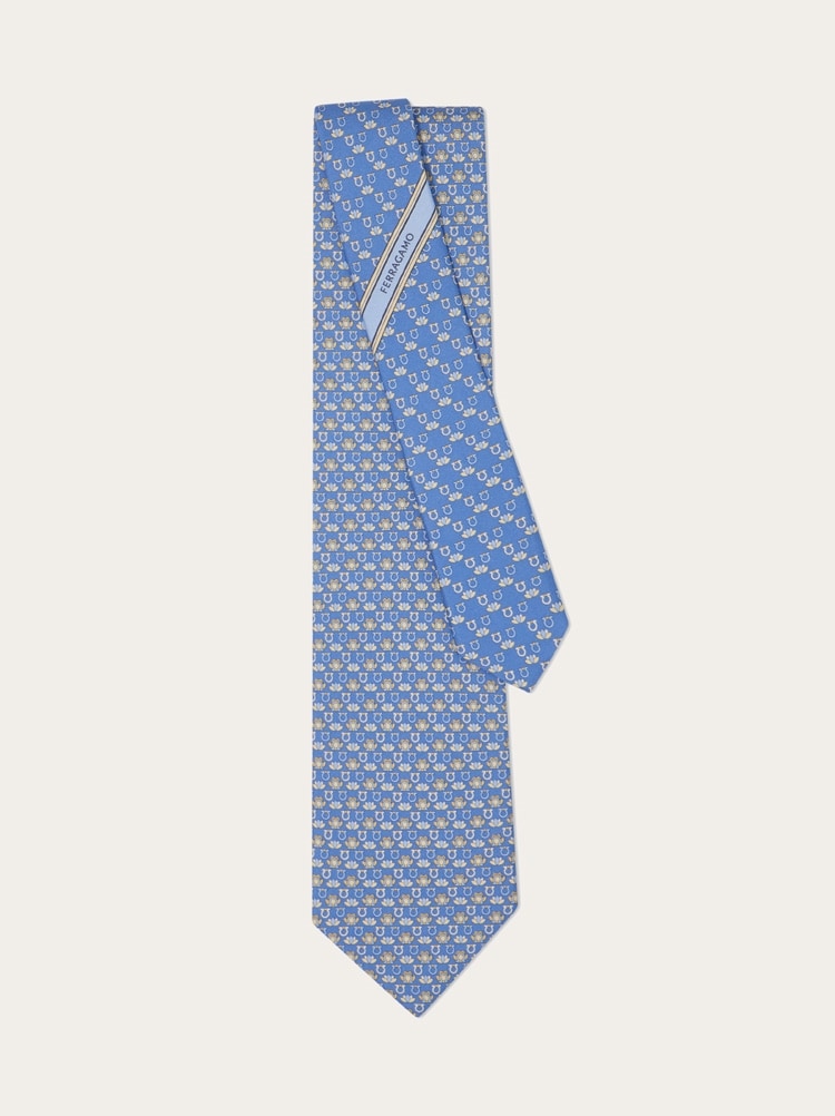 Frog print silk tie Gallery image 3