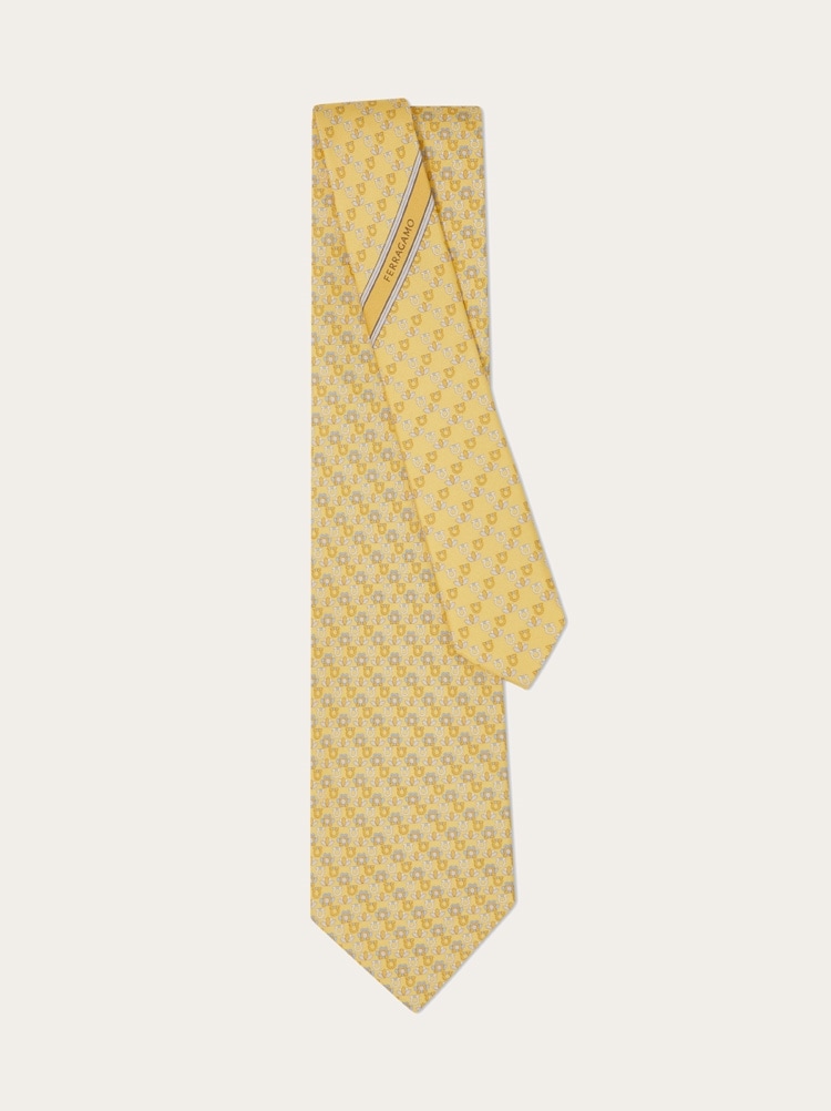 Frog print silk tie Gallery image 3