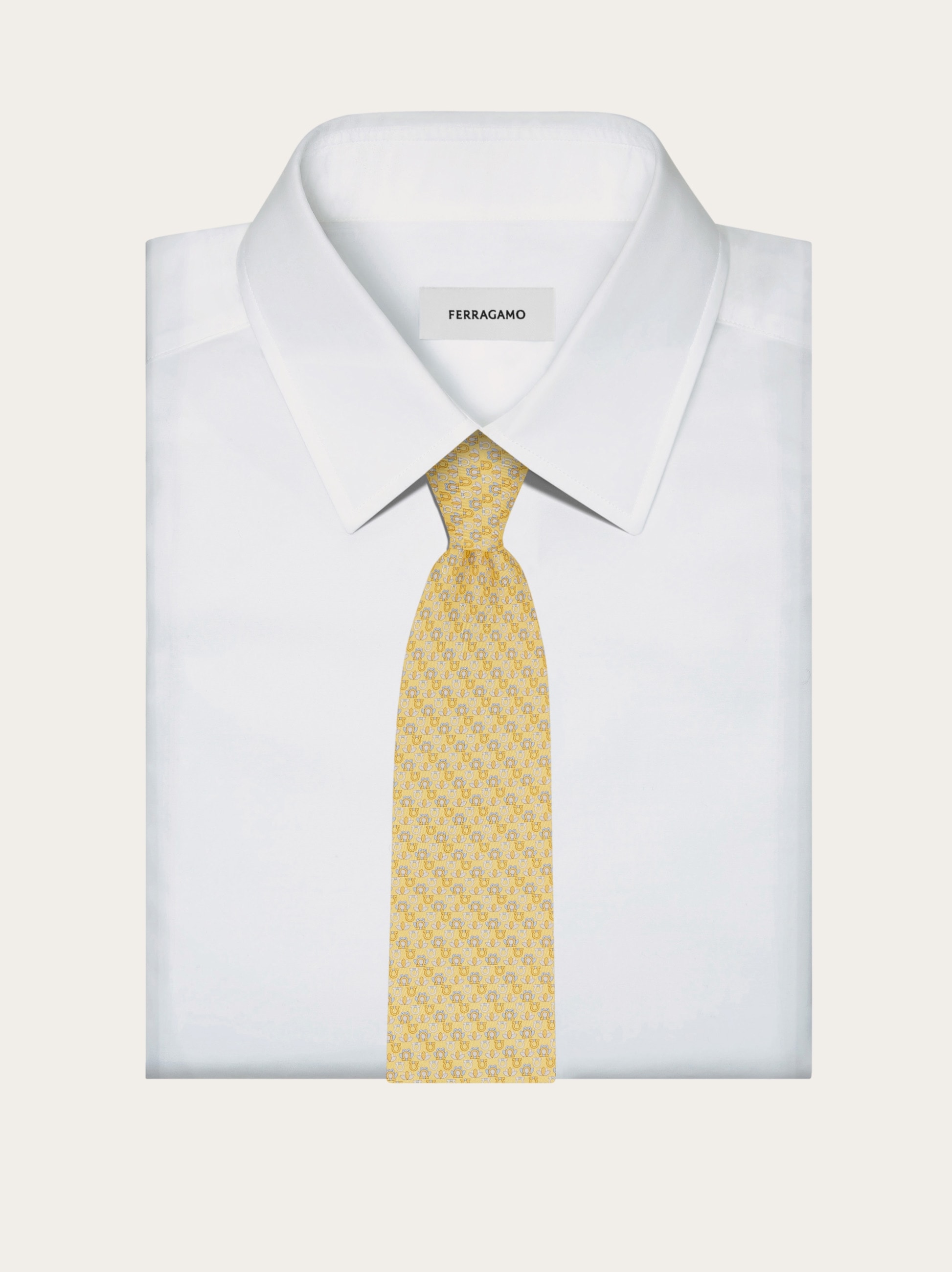 Frog print silk tie - Men | Ferragamo