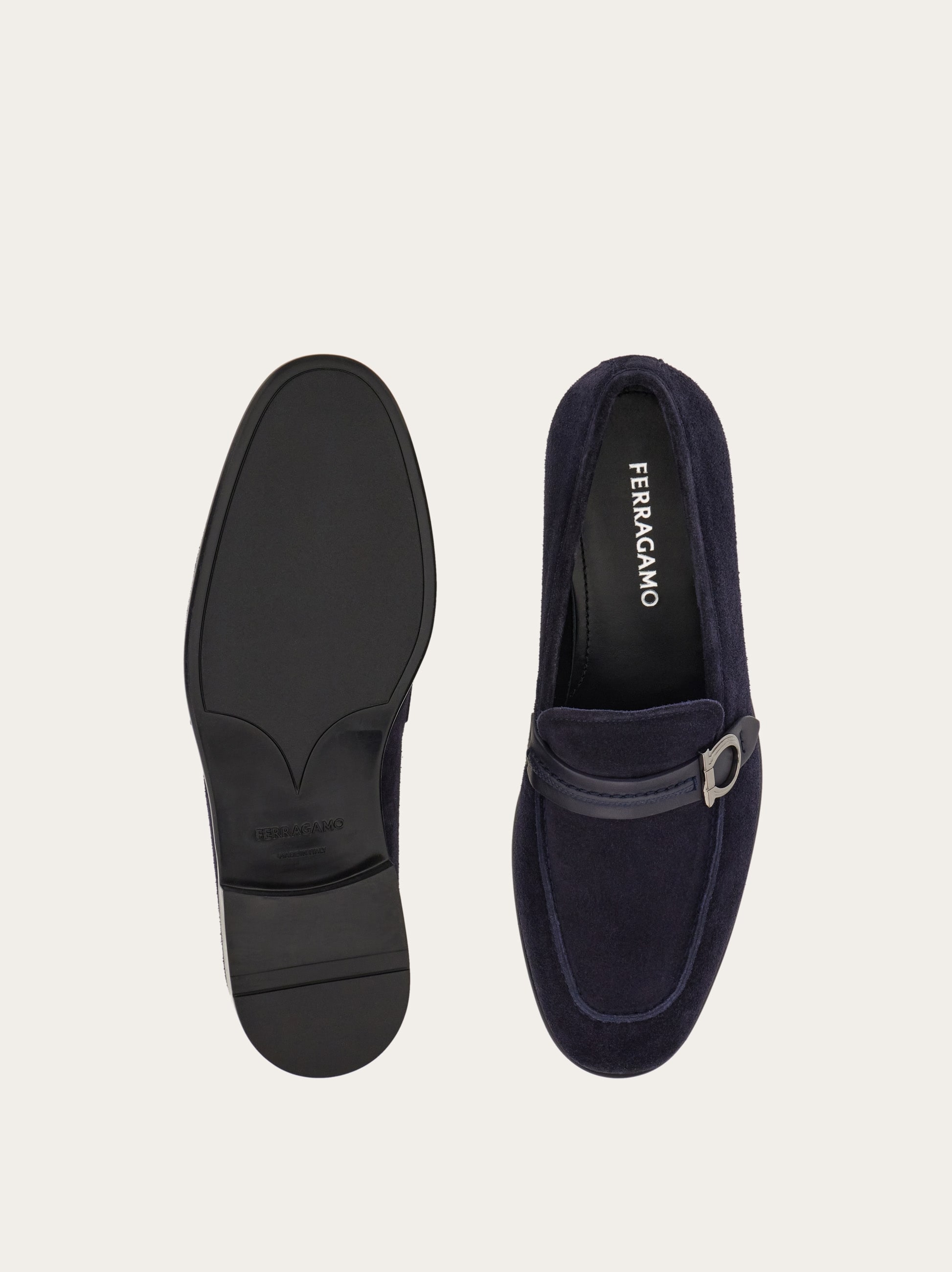 Ferragamoガンチーニアンサンブル Gancini ornament moccasin - Men | Ferragamo