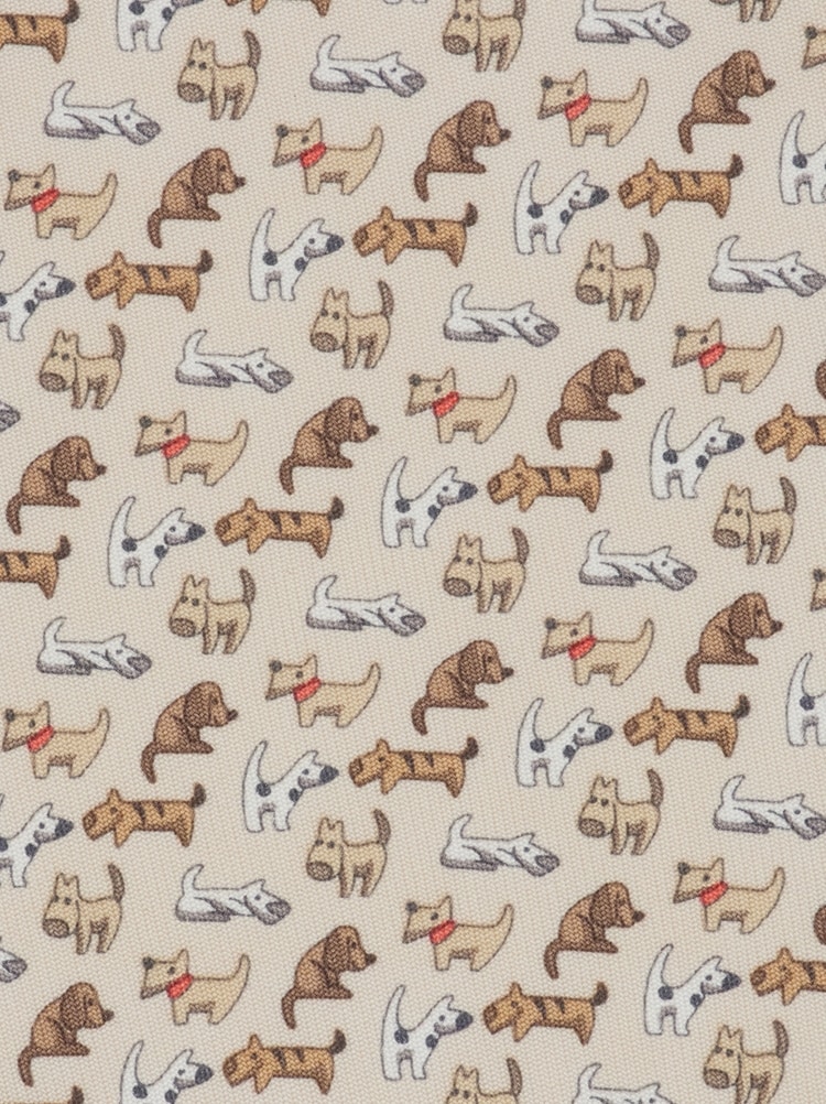 Dogs print silk tie Gallery image 2