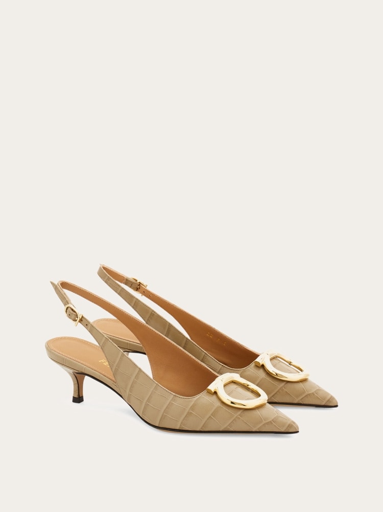Slingback maxi Gancini Gallery image 2