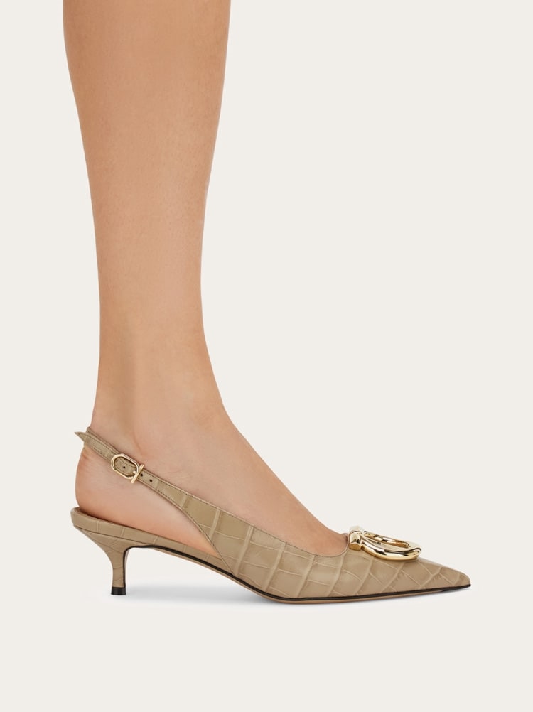 Slingback maxi Gancini Gallery image 4