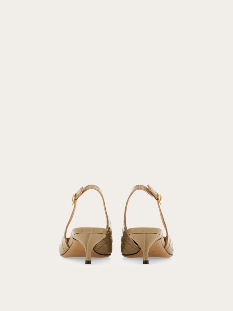 Slingback maxi Gancini Gallery image 5