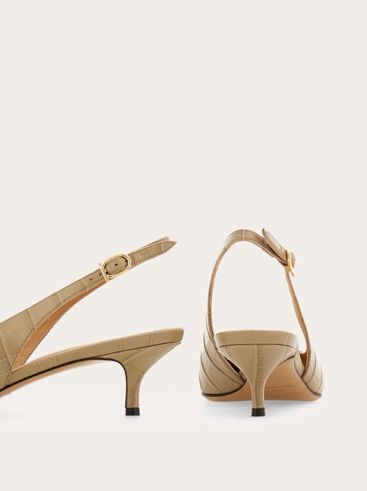 Slingback maxi Gancini Gallery image 7
