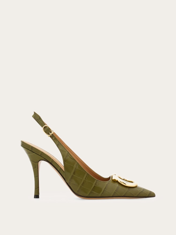 Slingback maxi Gancini Gallery image 1