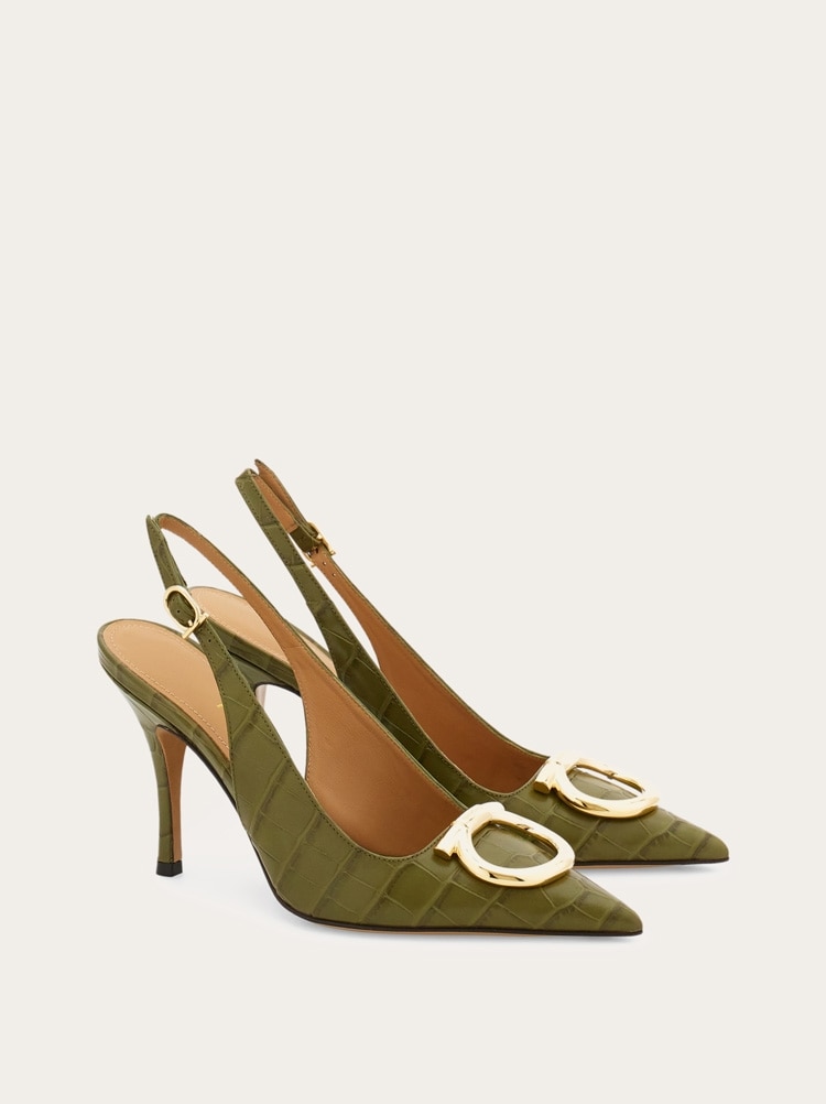 Slingback maxi Gancini Gallery image 2