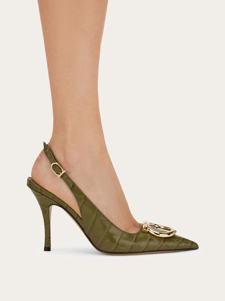 Slingback maxi Gancini Gallery image 4
