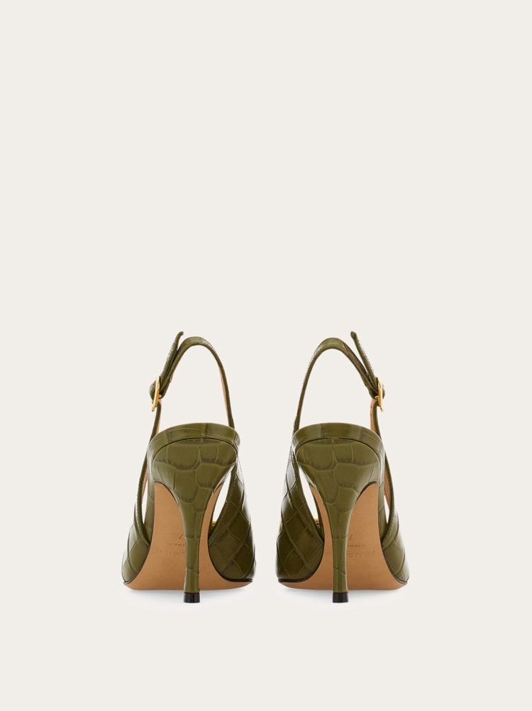 Slingback maxi Gancini Gallery image 5