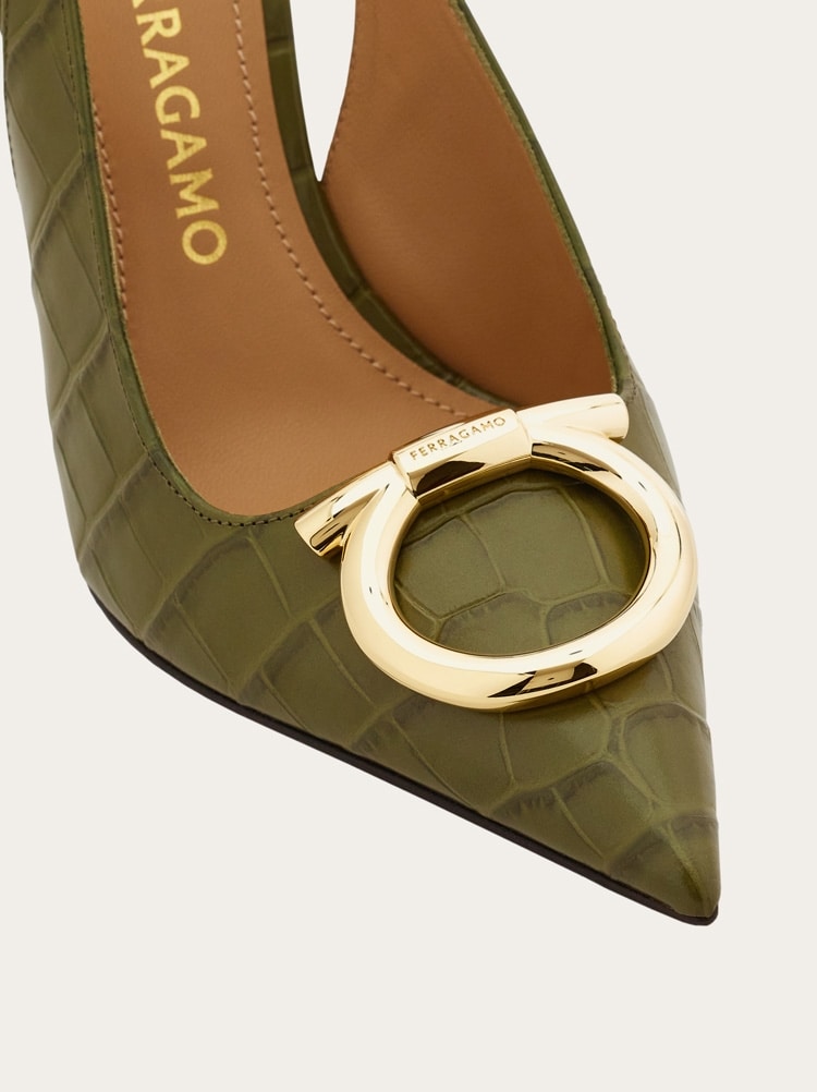 Slingback maxi Gancini Gallery image 6