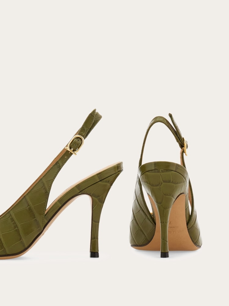 Slingback maxi Gancini Gallery image 7