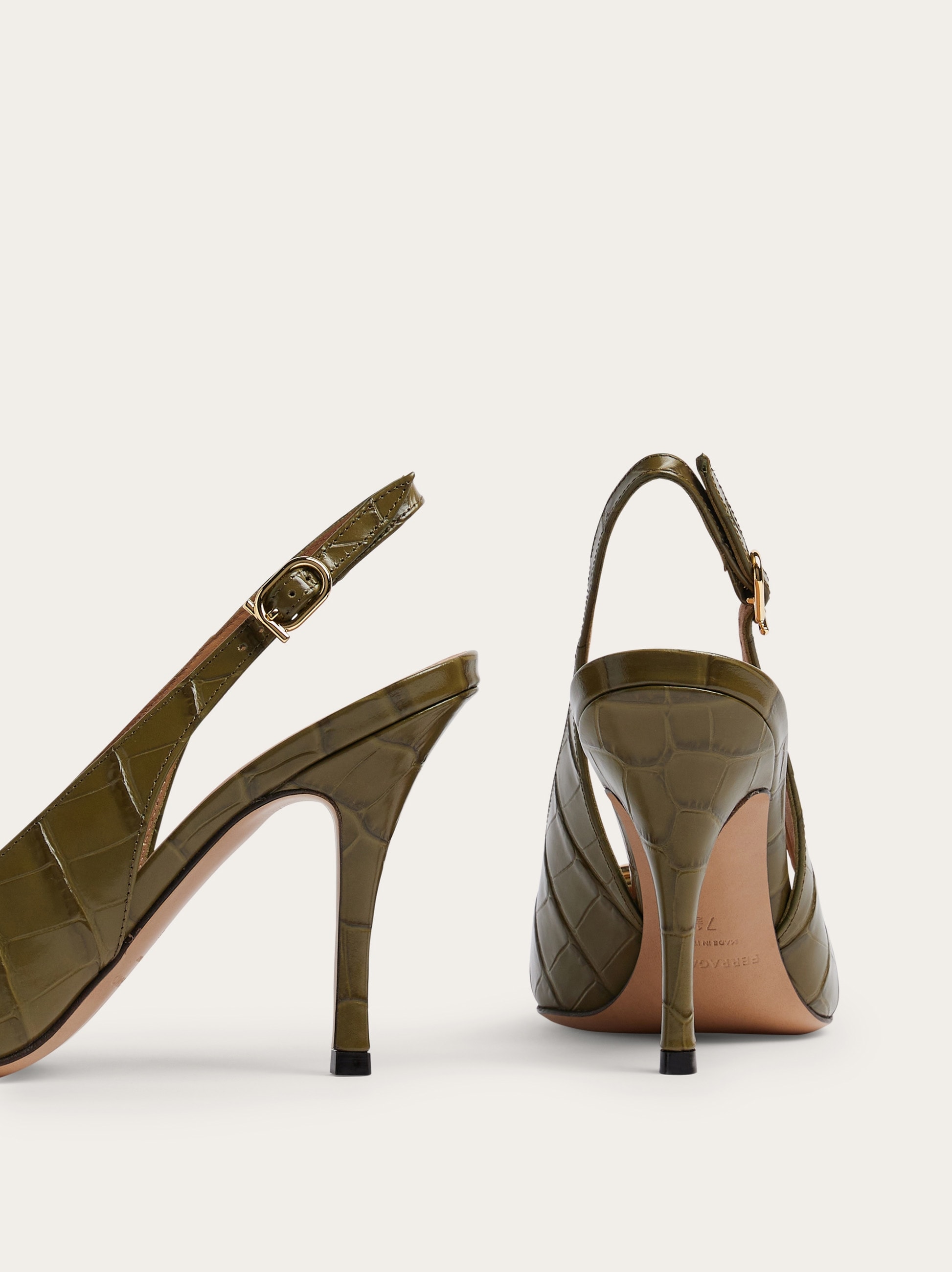 Maxi Gancini slingback - Women | Ferragamo