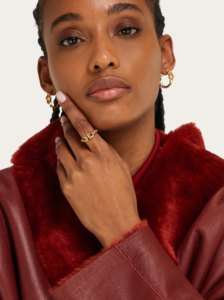 Gancini twisted ring (52mm) Gallery image 3