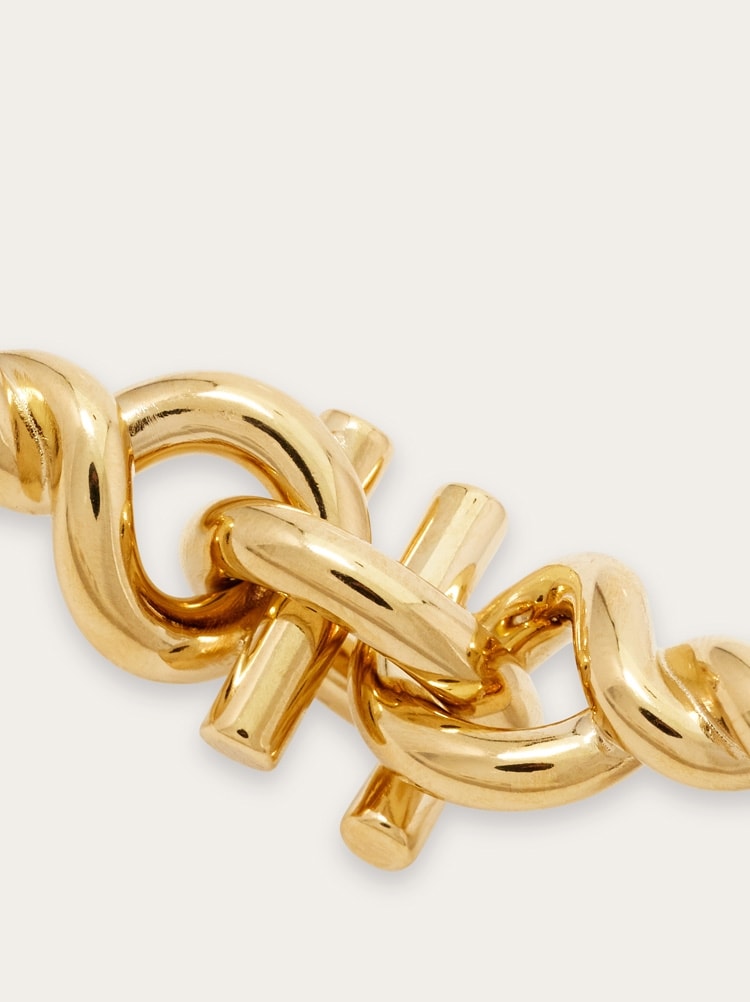 Gancini twisted bracelet (L) Gallery image 2