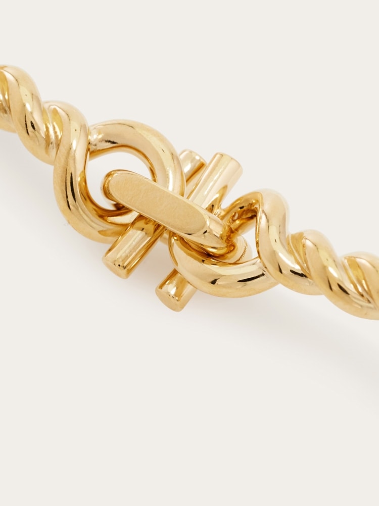 Twisted chain Gancini necklace Gallery image 4