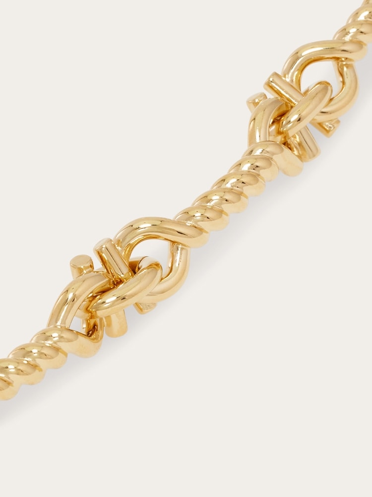 Twisted chain Gancini necklace Gallery image 5