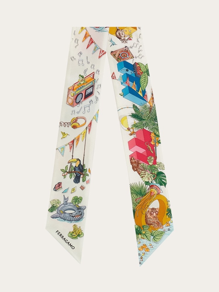 Mini bandeau imprimé Jungle party Gallery image 1