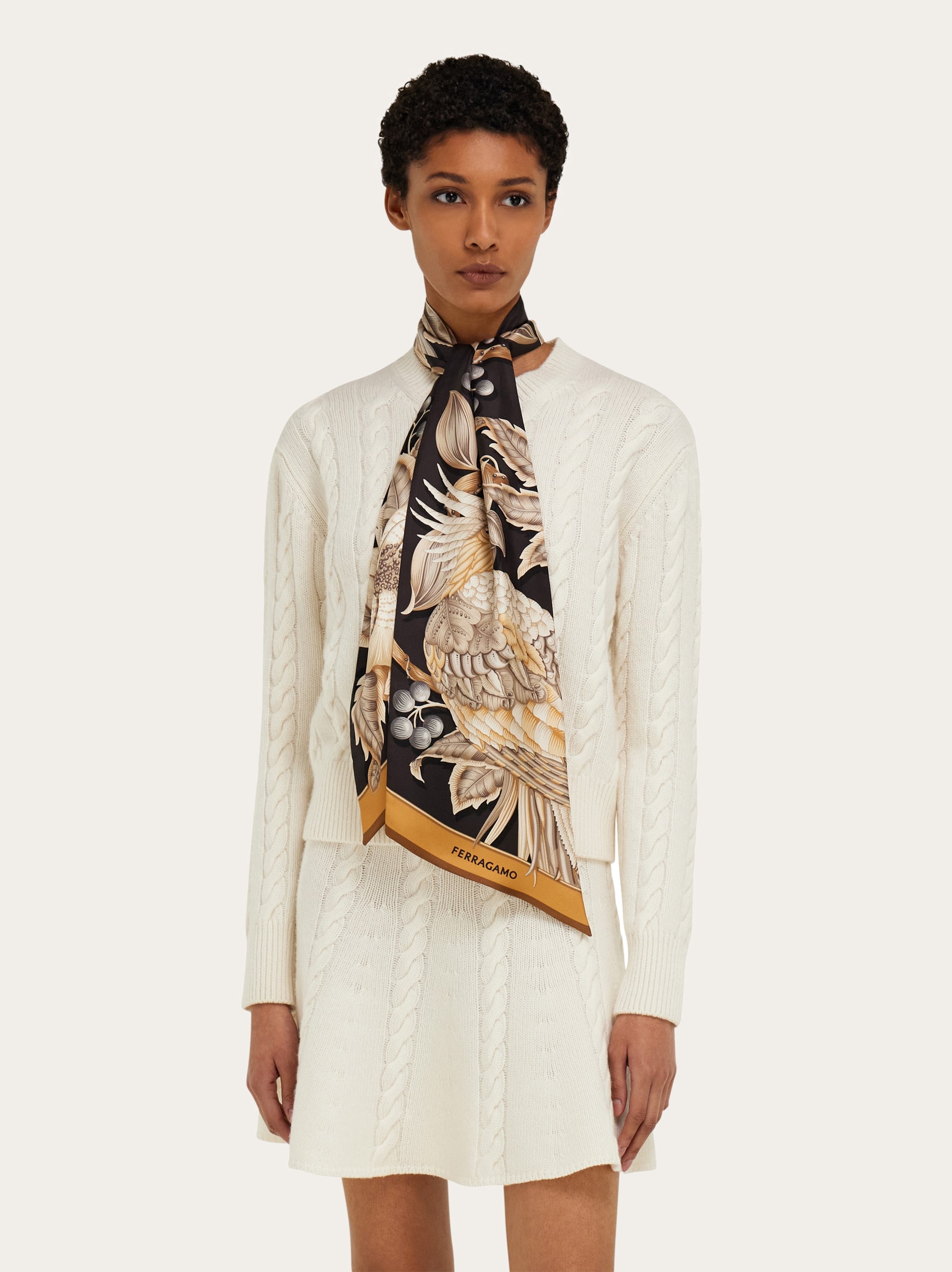 Parrots print bandeau - Women | Ferragamo