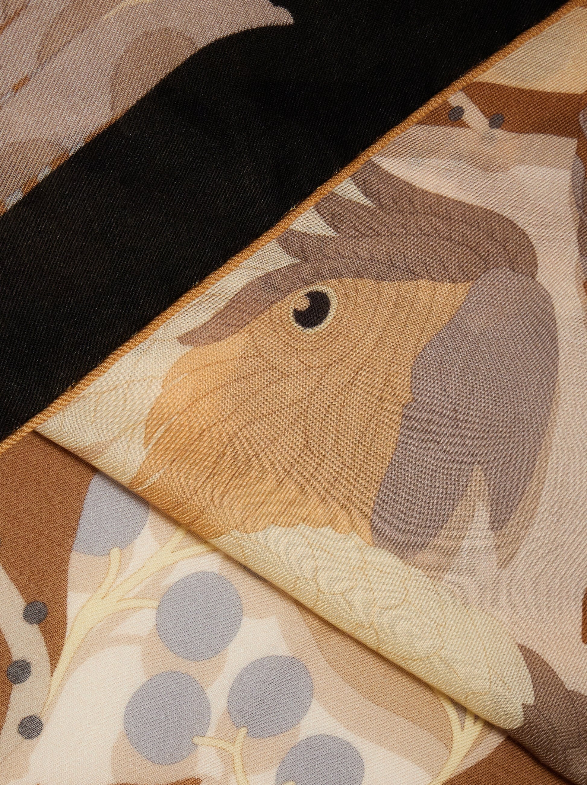 Parrots print cashmere shawl - Women | Ferragamo