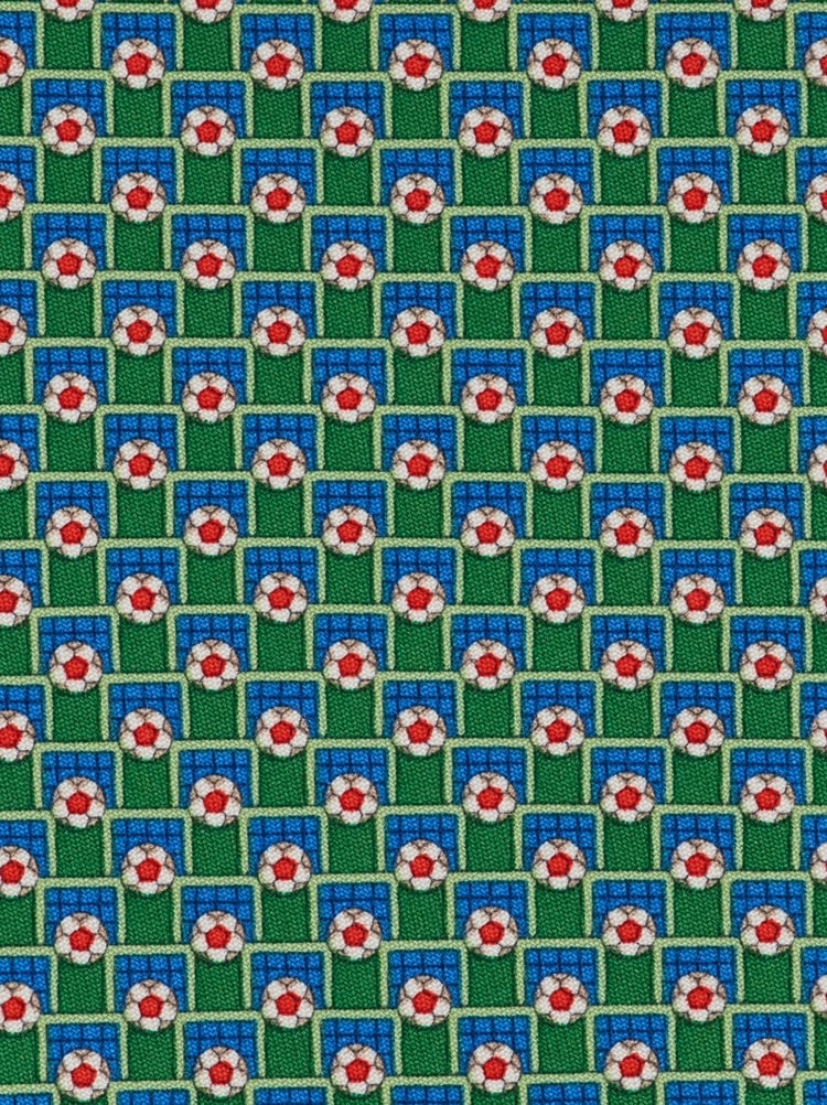 Torneo print silk tie Gallery image 2