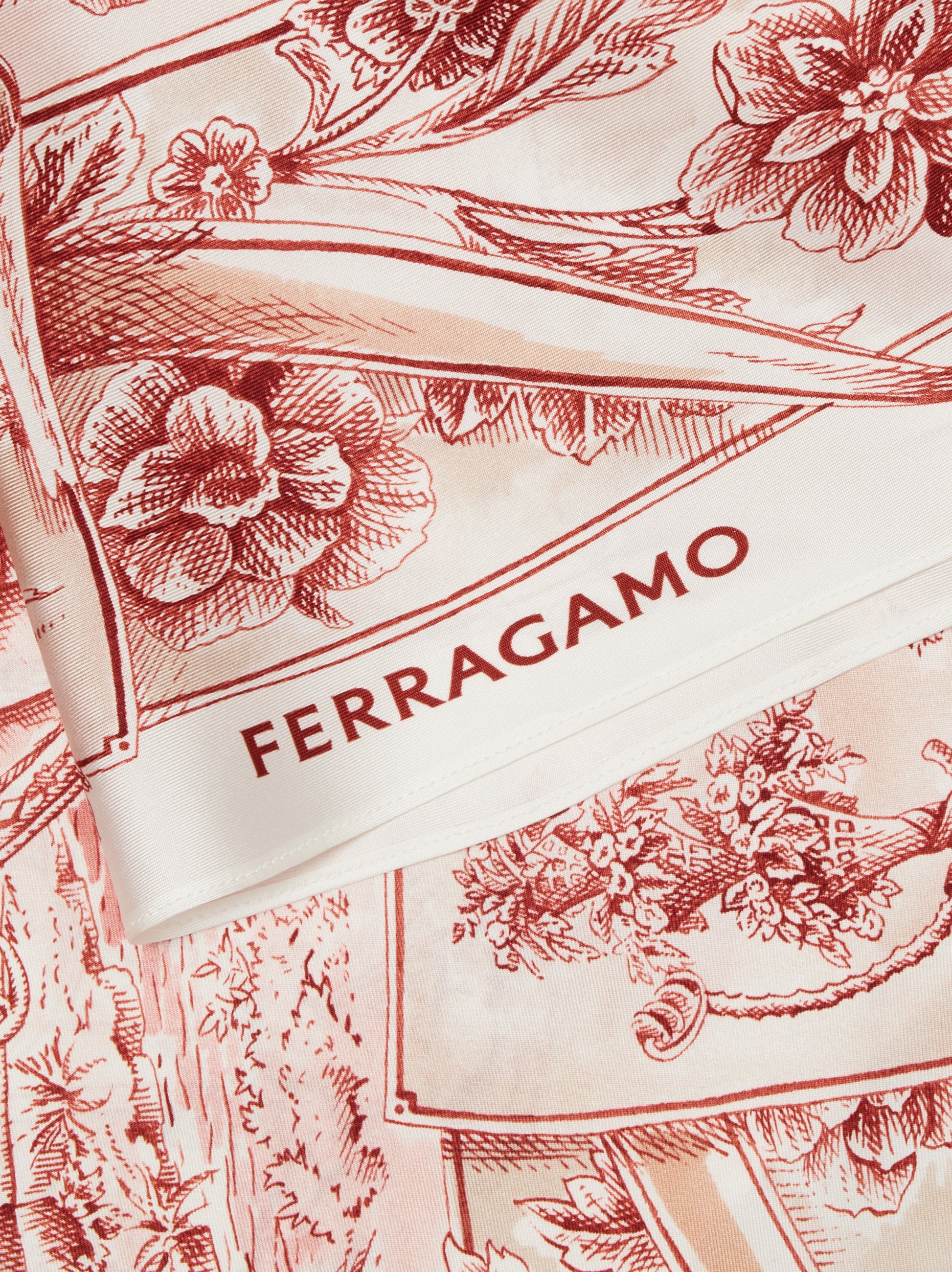Voyage print foulard top - Women | Ferragamo