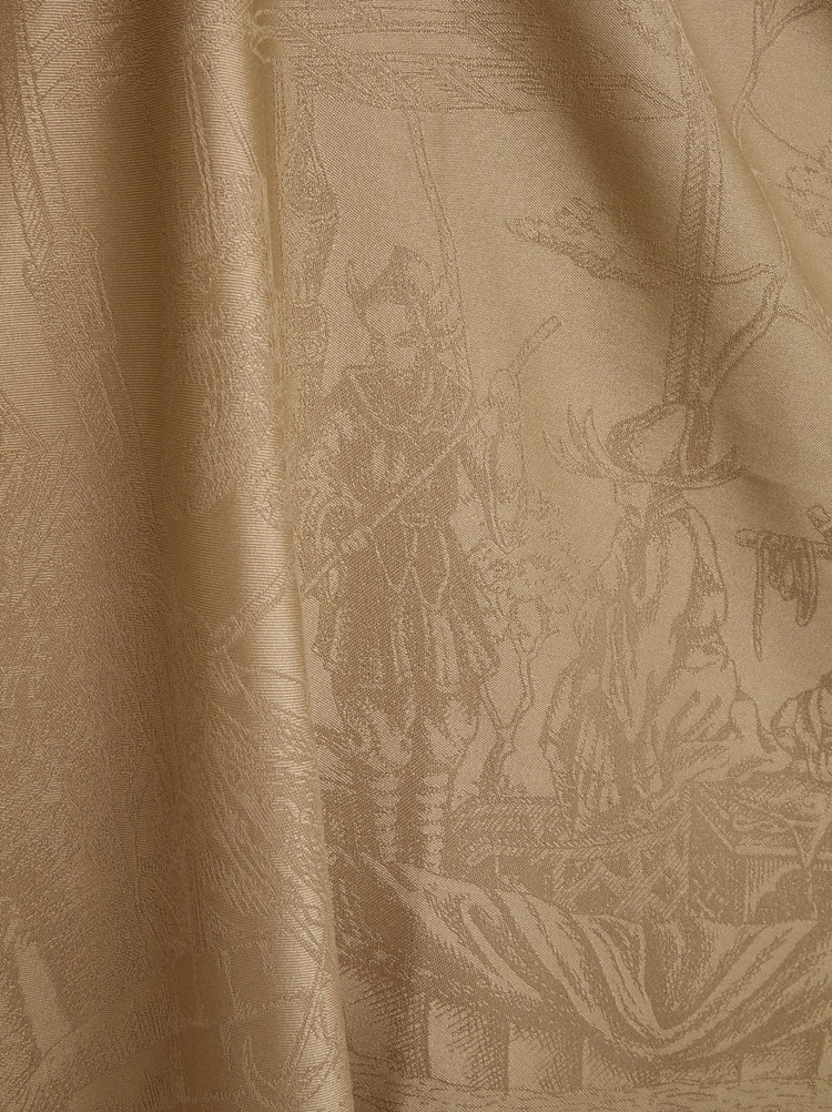 Silk jacquard shawl Gallery image 4