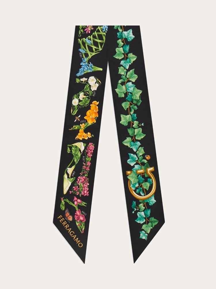 Eden Shoes silk print bandeau Gallery image 1