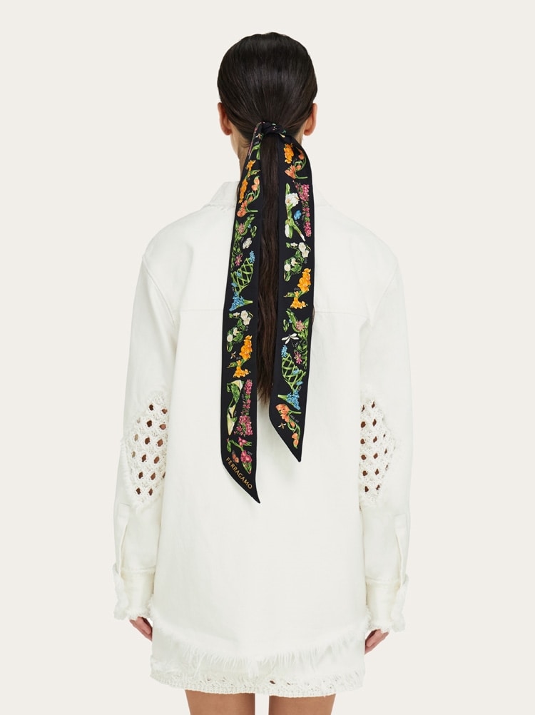 Eden Shoes silk print bandeau Gallery image 3