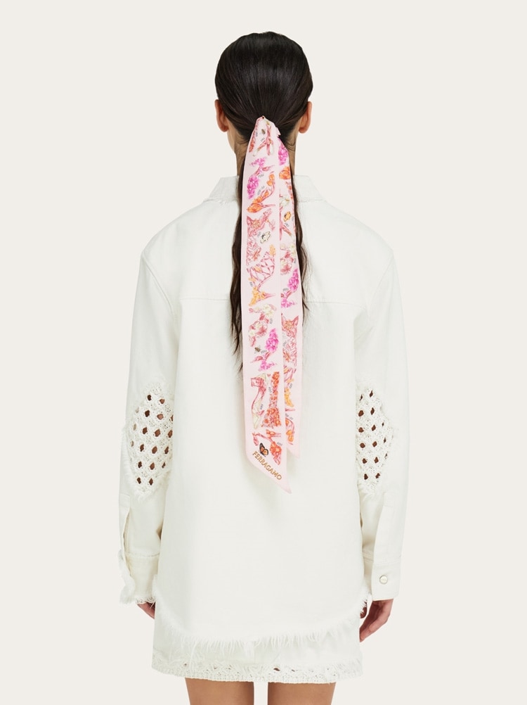 Eden Shoes silk print bandeau Gallery image 3