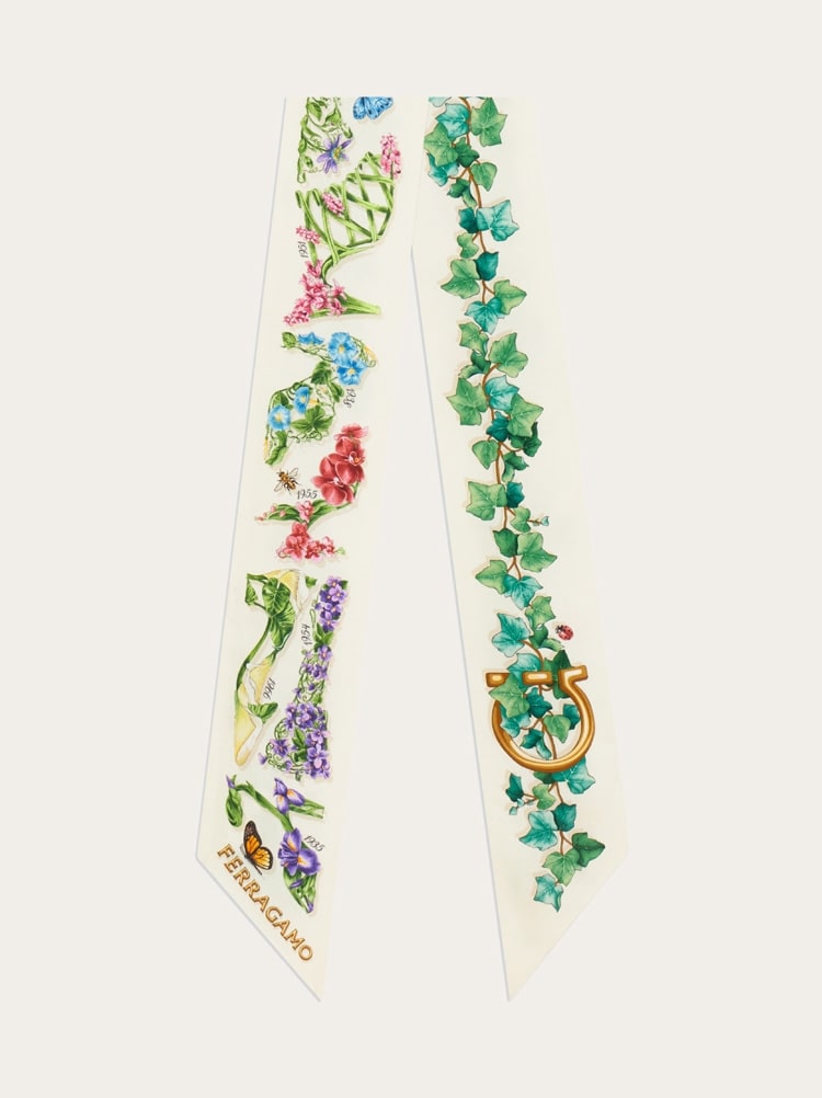 Eden shoes print silk mini bandeau Gallery image 1