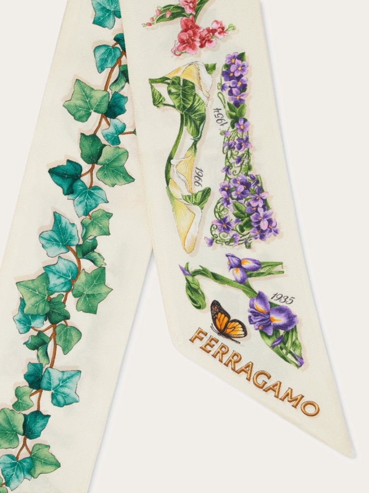 Eden shoes print silk mini bandeau Gallery image 2