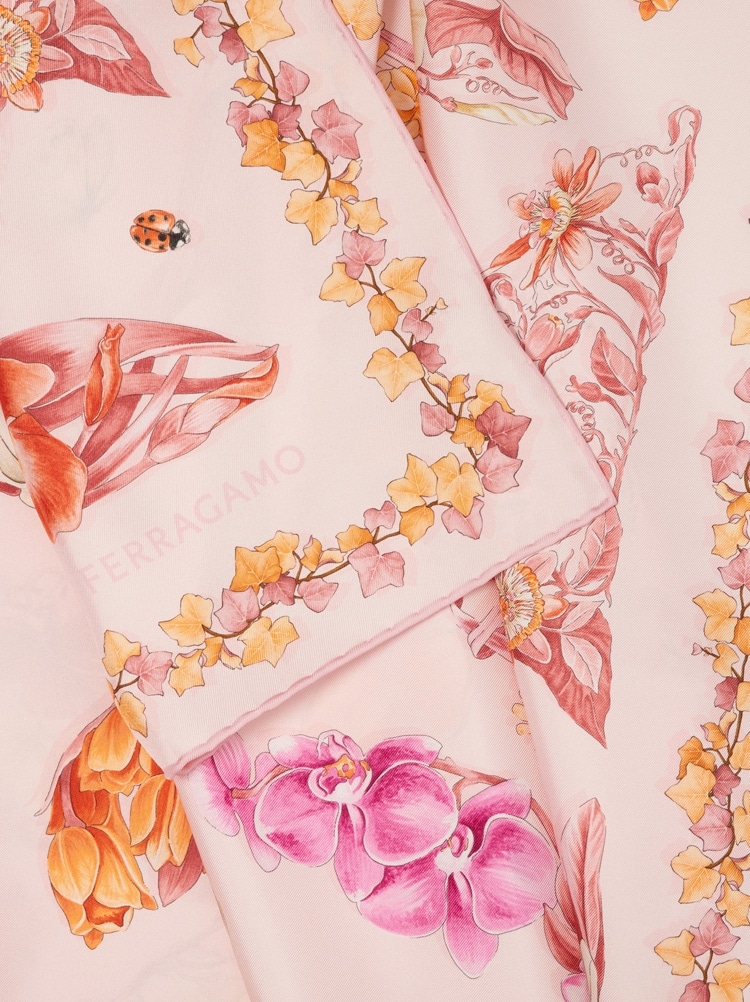 Eden shoes print silk foulard Gallery image 2