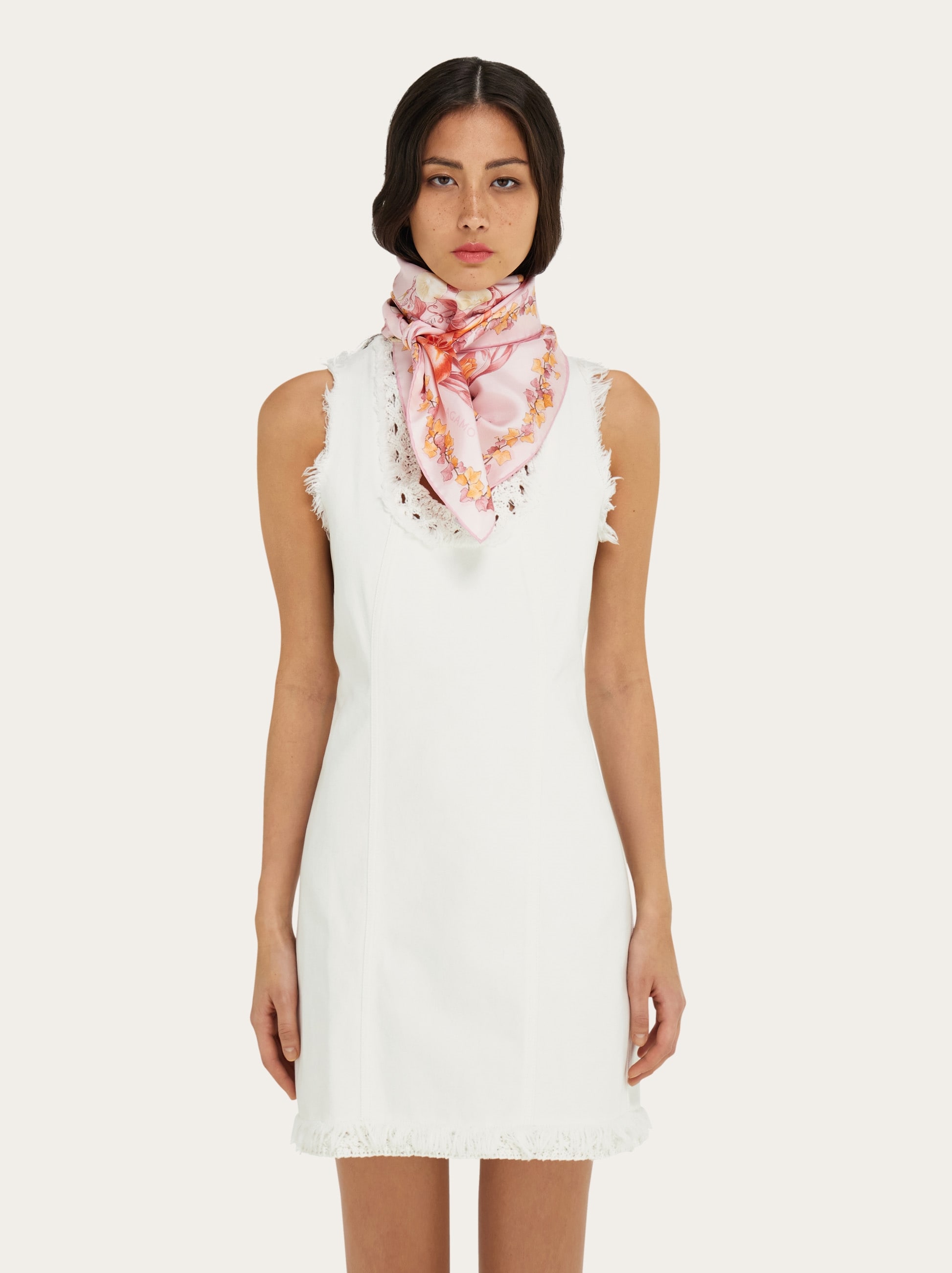 Eden shoes print silk scarf - Women | Ferragamo