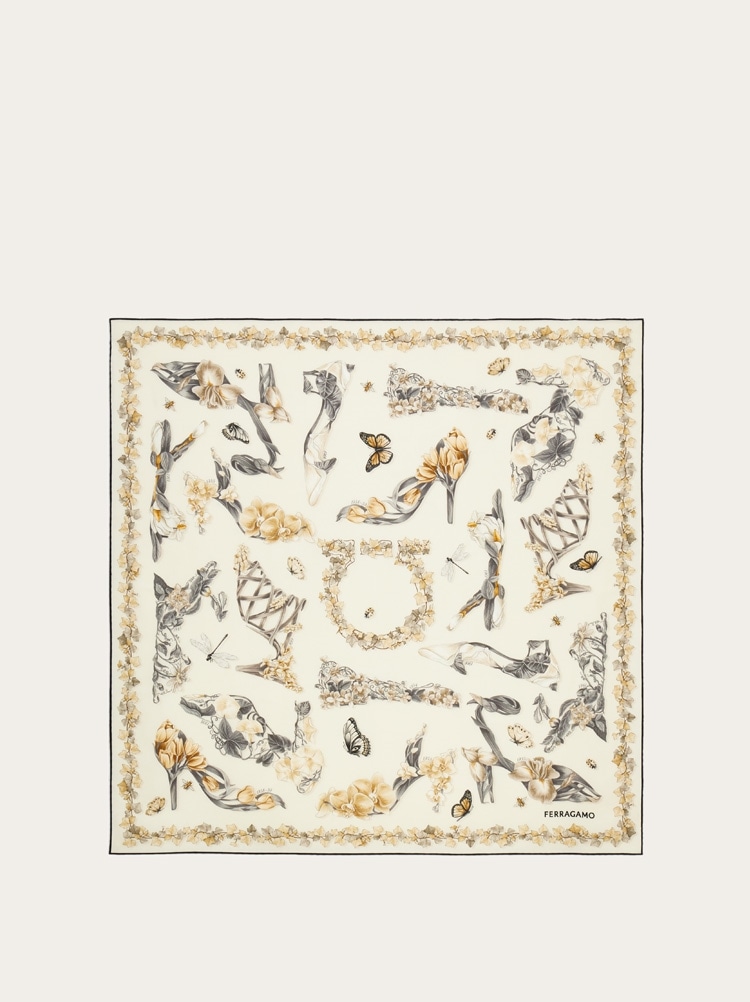 에덴 슈 프린트 스카프 Gallery image 1