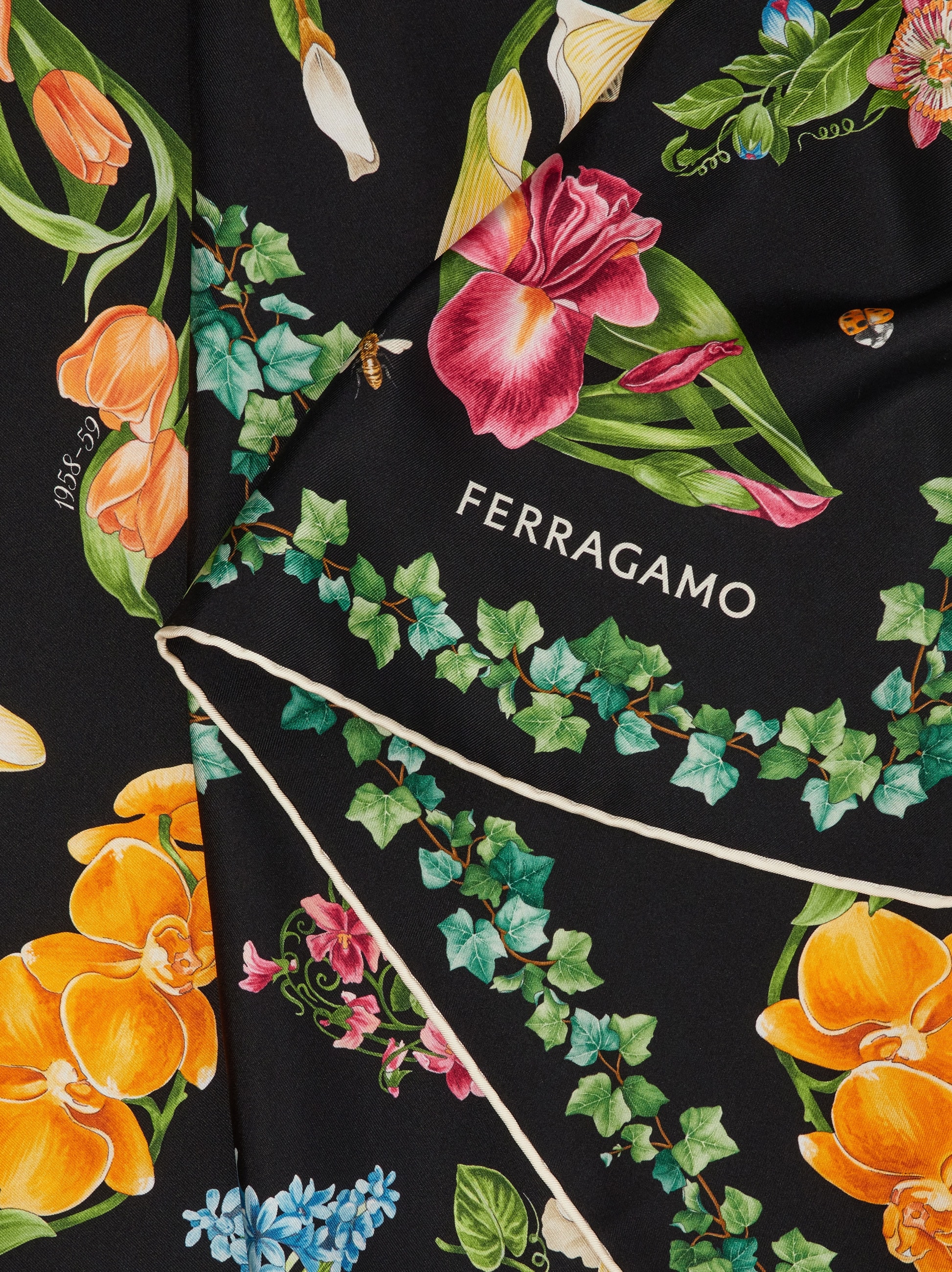 Eden shoes print silk scarf - Women | Ferragamo