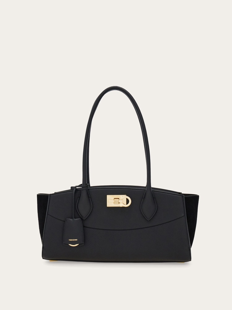 New Ferragamo Studio Soft bag East West (M) Gallery image 1