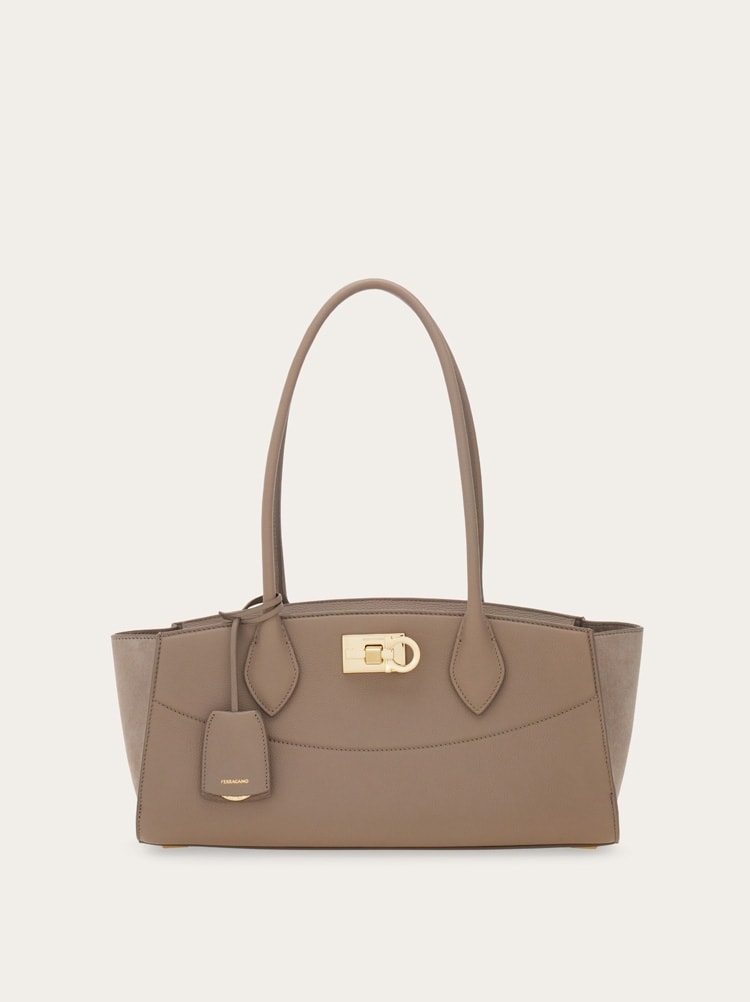 New Ferragamo Studio Soft bag East West (M) Gallery image 1