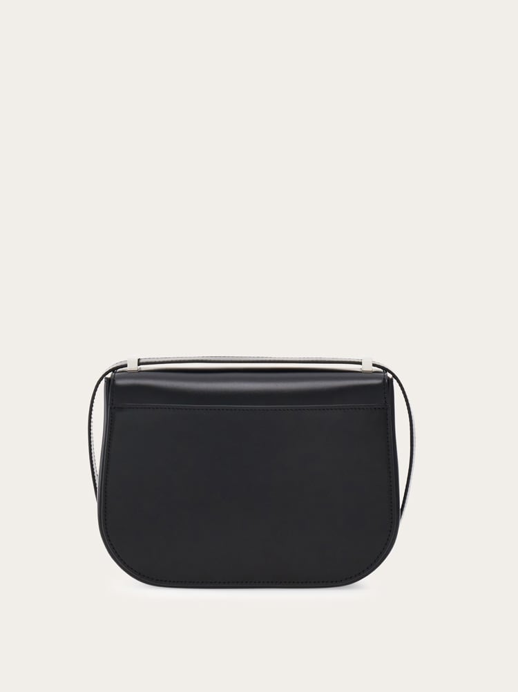 Double Gancini North-South crossbody bag (XS) Gallery image 5