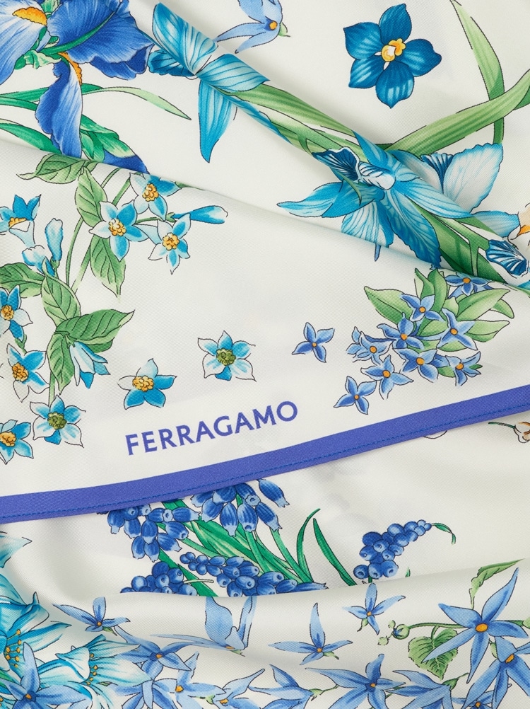 Top en foulard imprimé Printemps Gallery image 2