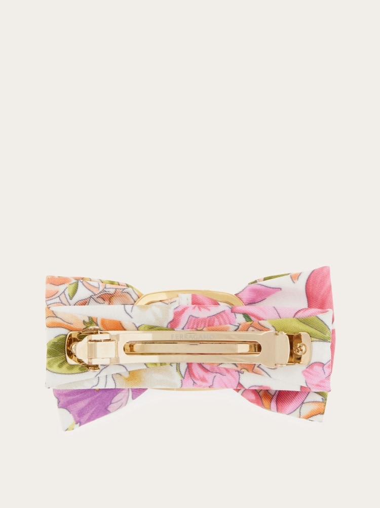 Barrette nœud Vara en soie Gallery image 3