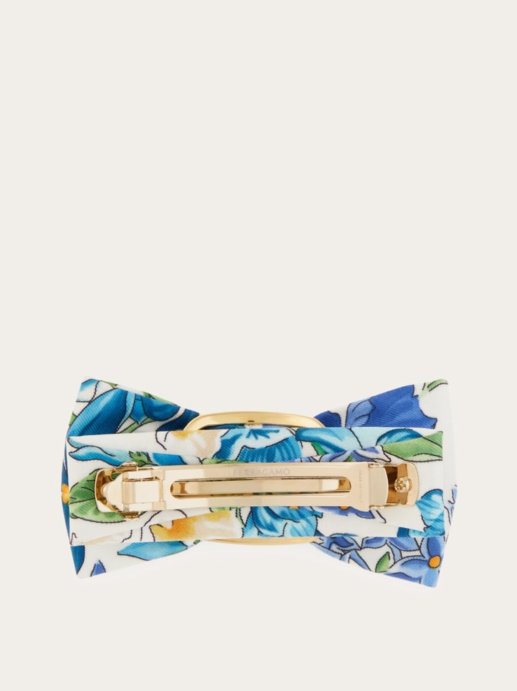 Barrette nœud Vara en soie Gallery image 3