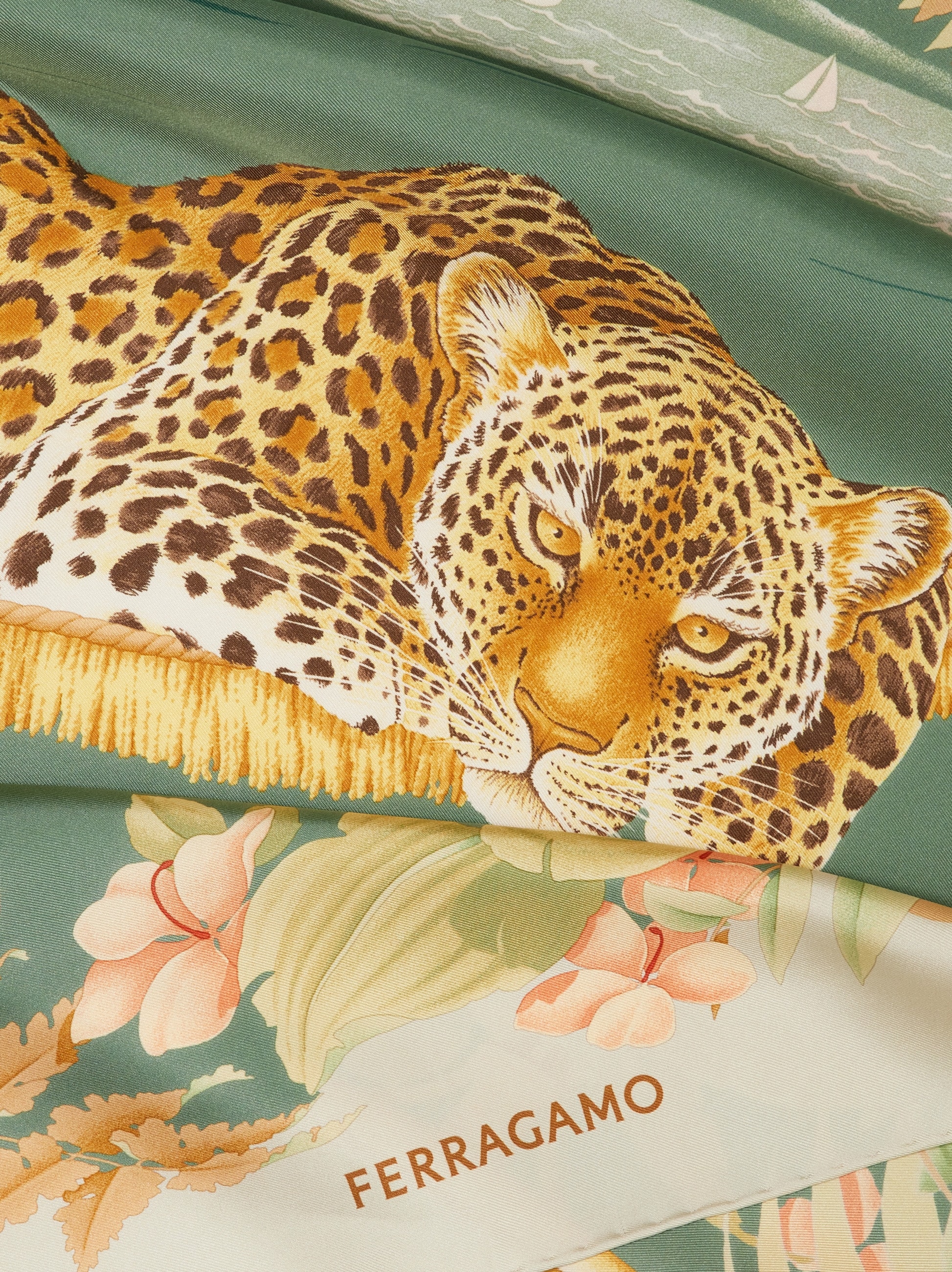 Jungle print silk scarf - Women | Ferragamo