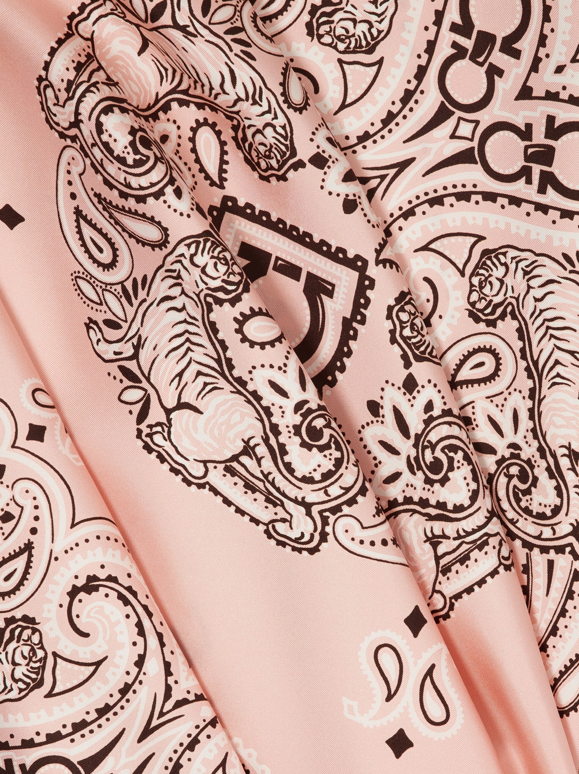 Arabesque print silk scarf - Women | Ferragamo